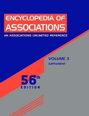 Encyclopedia of Associations: National Organizations of the U.S.: Supplement de Gale Cengage Learning