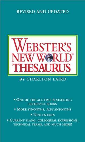 Webster's New World Thesaurus de Charlton Laird