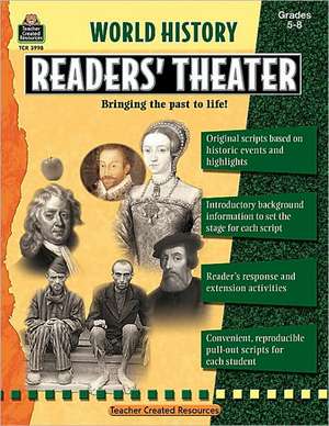 World History Readers' Theater, Grades 5-8: Nutrition & Fitness Activities [With CDROM] de Robert W. Smith