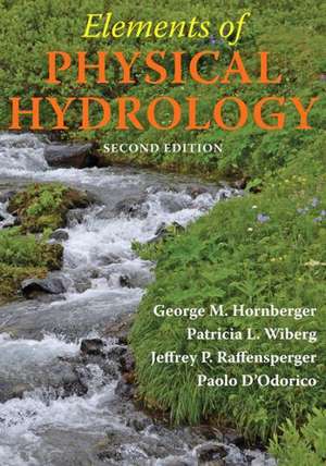 Elements of Physical Hydrology 2e de George M. Hornberger