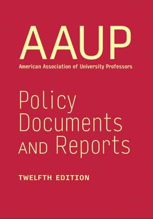Policy Documents and Reports de Aaup
