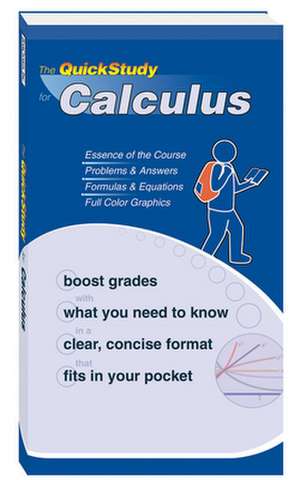 QuickStudy for Calculus de BarCharts Inc