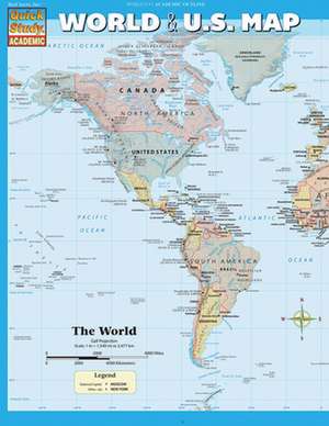 World & U.S. Map de BarCharts Inc