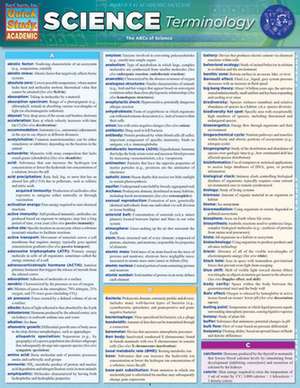 Science Terminology de BarCharts Inc