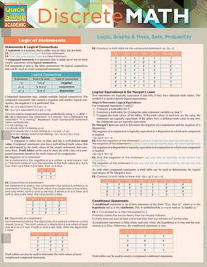 Discrete Mathematics de BarCharts Inc