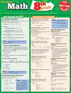 Math 8th Grade de BarCharts Inc