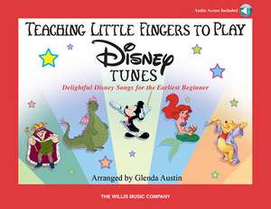 Teaching Little Fingers to Play Disney Tunes (Bk/Audio): Early to Mid-Elementary Level [With CD] de Hal Leonard Corp