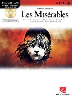 Les Miserables Viola Play-Along - Book/Online Audio de Alain Boublil