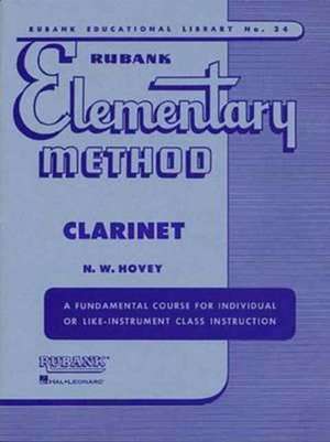 Rubank Elementary Method Clarinet de N. W. Hovey