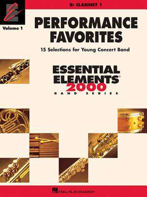 Performance Favorites, Vol. 1 - Clarinet 1 de Hal Leonard Publishing Corporation