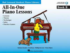 All-In-One Piano Lessons - Book B (Book/Online Audio) [With CD (Audio)] de Fred Kern