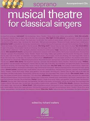 Musical Theatre for Classical Singers de Hal Leonard Corp