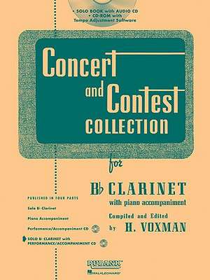 Concert and Contest Collection for BB Clarinet Book/Online Media de H. Voxman