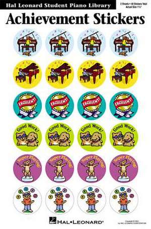 Achievement Stickers de Hal Leonard Publishing Corporation