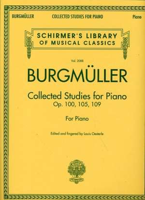 Collected Studies for Piano de Johann Friedrich Burgmuller