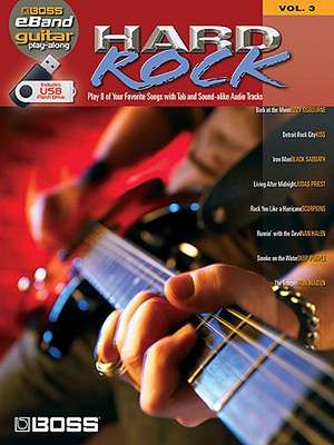 Hard Rock: Boss Eband Guitar Play-Along Volume 3 de Hal Leonard Publishing Corporation