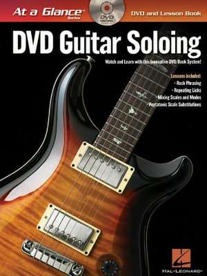 DVD Guitar Soloing [With DVD] de Hal Leonard Corp