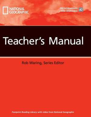 Footprint Reading Library: Teacher's Manual 1000 (AME) de Rob Waring