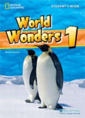 World Wonders 1 with Audio CD de Michele Crawford