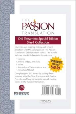 The Passion Translation Old Testament Special Edition de Brian Simmons