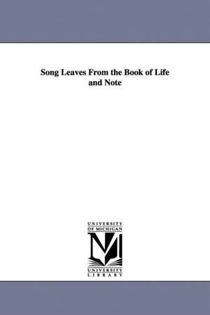 Song Leaves From the Book of Life and Note de Matthew Bennett. Wynkoop