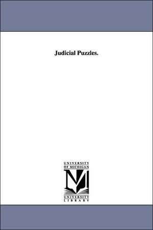 Judicial Puzzles. de John Paget