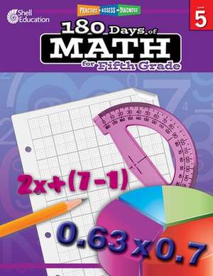 180 Days of Math for Fifth Grade [With CD (Audio)] de Jodene Smith