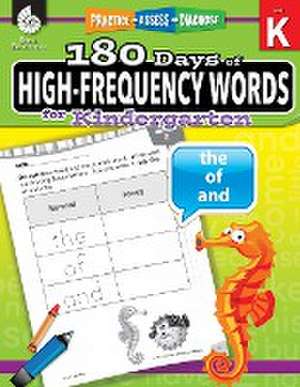 180 Days of High-Frequency Words for Kindergarten de Jesse Hathaway