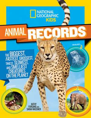 National Geographic Kids Animal Records de Sarah Wassner