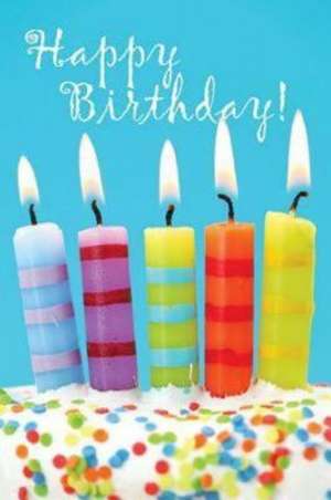 Happy Birthday 5 Candles Postcards, Package of 25 de Abingdon Press