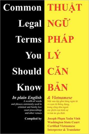 Common Legal Terms You Should Know de Joseph Ph M. Xuan Vinh