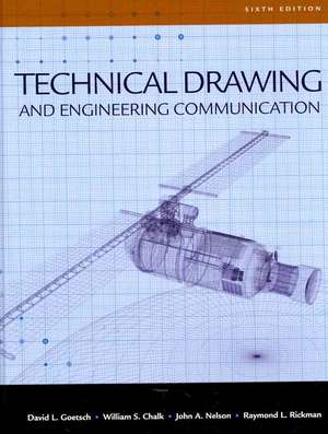 Technical Drawing and Engineering Communication [With CDROM] de David L. Goetsch