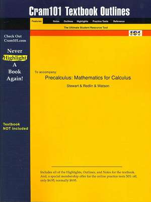 Studyguide for Precalculus de &. Redlin & Stewart &. Redlin &. Watson