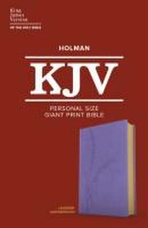 KJV Personal Size Giant Print Bible, Lavender Leathertouch de Holman Bible Publishers