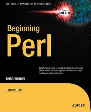 Beginning Perl de James Lee