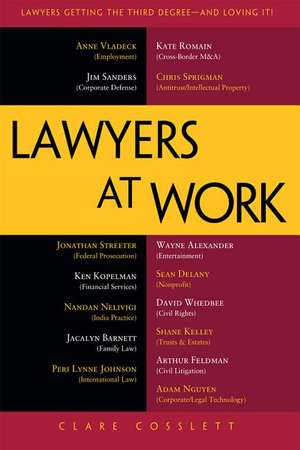 Lawyers at Work de Clare Cosslett