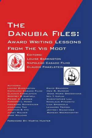 The Danubia Files: Award Writing Lessons from the VIS Moot de Louise Barrington