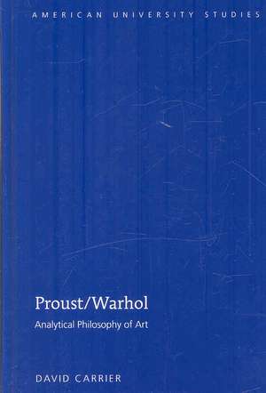 Proust/Warhol de David Carrier