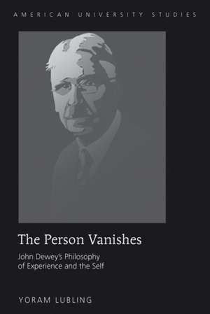 The Person Vanishes de Yoram Lubling