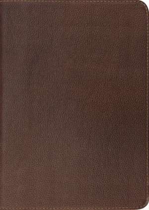 ESV Study Bible (Cowhide, Deep Brown) de Spck