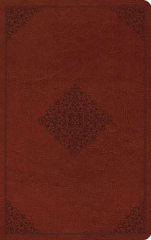 ESV Large Print Value Thinline Bible (TruTone, Tan, Ornament Design) de Spck