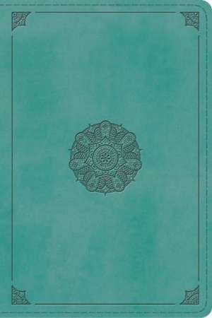 ESV Study Bible, Personal Size (TruTone, Turquoise, Emblem Design) de Spck