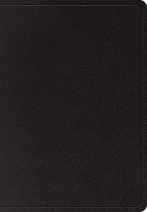 ESV Super Giant Print Bible (Genuine Leather, Black) de Spck