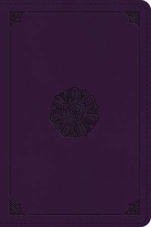 ESV Large Print Bible (TruTone, Lavender, Emblem Design) de Spck