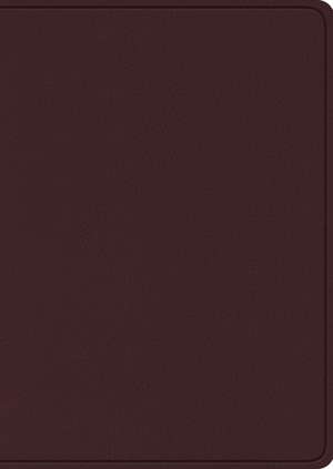 ESV Study Bible, Large Print (Bonded Leather, Burgundy) de Spck