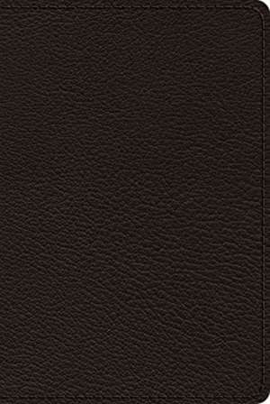 ESV Heirloom Bible, Omega Edition (Goatskin, Black) de Spck