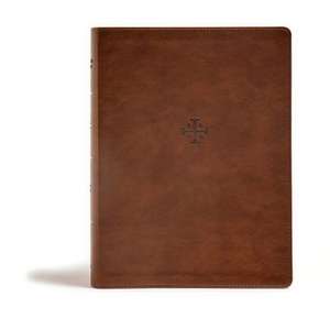 CSB Life Connections Study Bible, Brown Leathertouch de Lyman Coleman