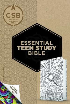 CSB Essential Teen Study Bible, Personal Size, Make-It-Your-Own Crown Leathertouch de B&h Kids Editorial