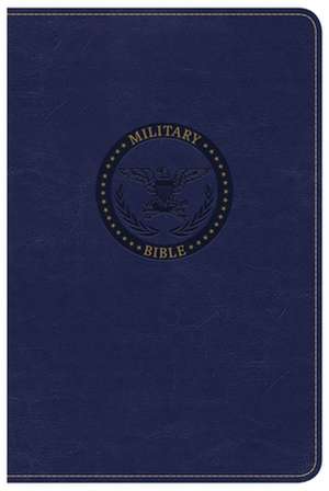 CSB Military Bible, Royal Blue Leathertouch de Holman Bible Staff