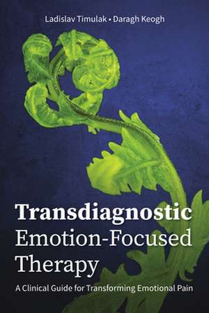 Transdiagnostic Emotion–Focused Therapy – A Clinical Guide for Transforming Emotional Pain de Ladislav Timulak